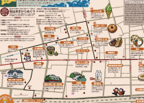 ポスターで使うイラストマップ 香川県 高松市